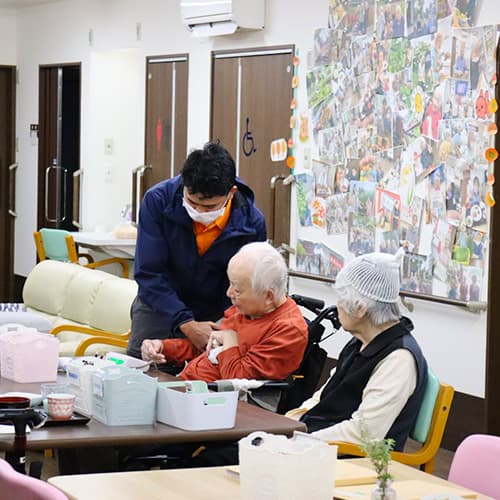 日中活動の画像